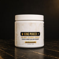 King Maker - bote sobre marmol negro y dorado
