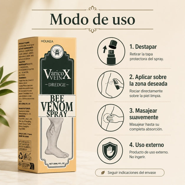 Varicox Spray Para Piernas 30 Ml